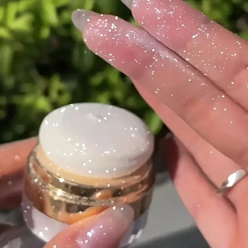 Glitter Fairy Highlight Pat Powder Bride Wedding Highlight Powder Body Glitter Powder To Create Sparkle Makeup Gift/Party コスメ