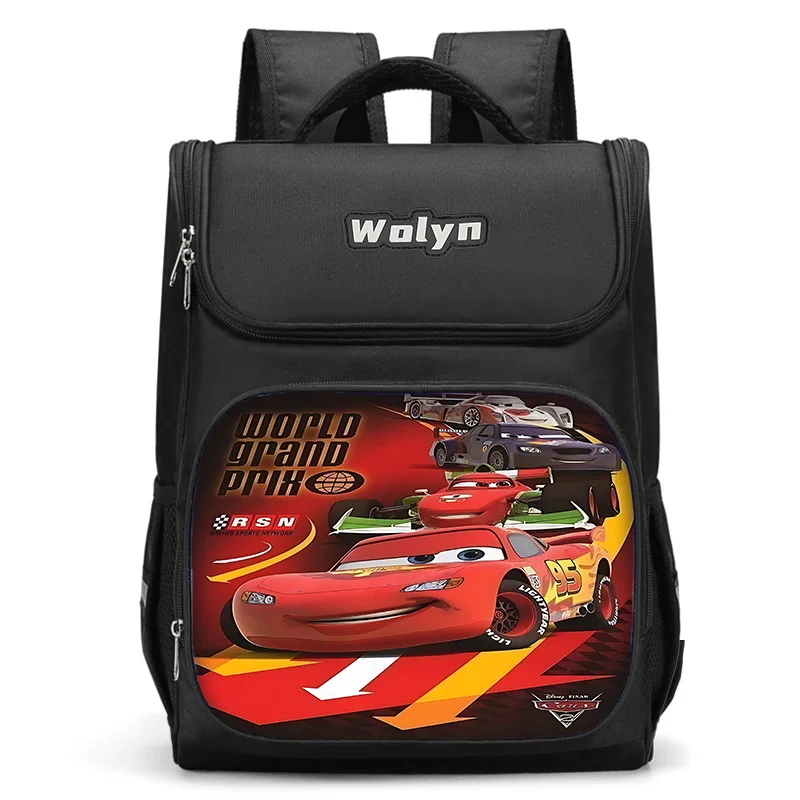 Anime Disney Cars Large Child Backpack Boy Girls School Bag For Men Women Traveling Backpack Durable and Multi Compartmen