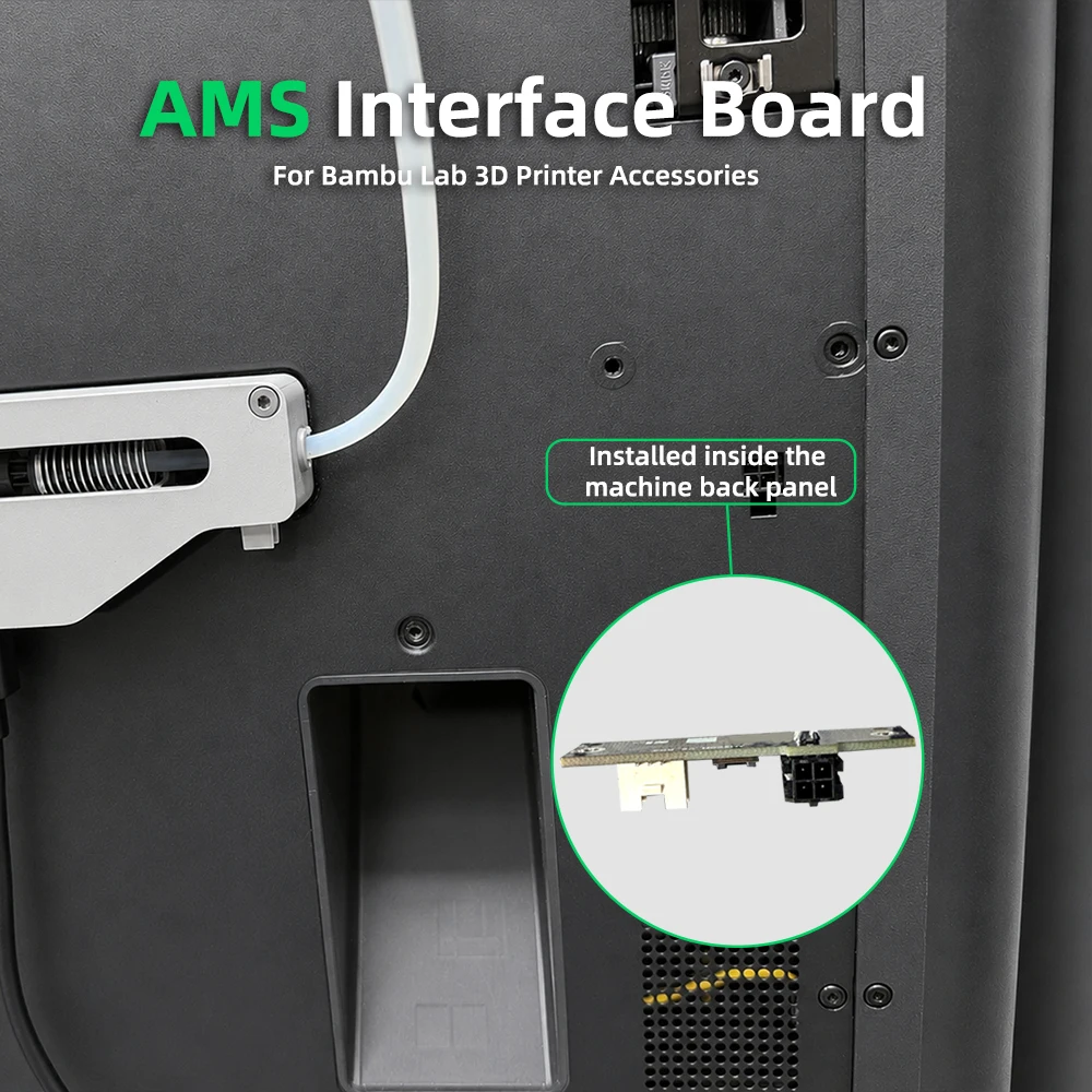 For Bambulab AMS Interface Board Easy to Install 3D Printer Replacement Parts for Bambu lab AMS