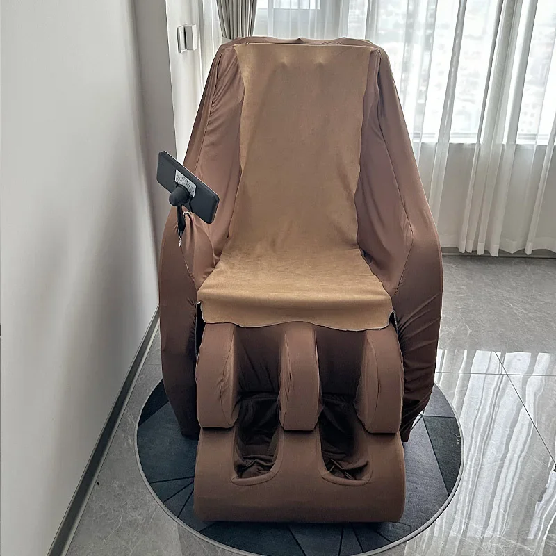 Universal Full Body Shiatsu Massage Chair Protective Cover Washable Stretch Fabric Dustproof Massage Chair Protector Cover