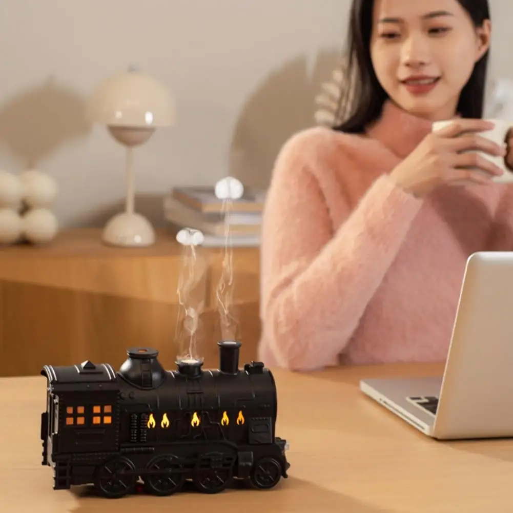 Zug Spray Ring Ultraschall Luftbefeuchter Spray Ring Aromatherapie Hause Schlafzimmer Kreative Ätherisches Öl Aromatherapie Maschine