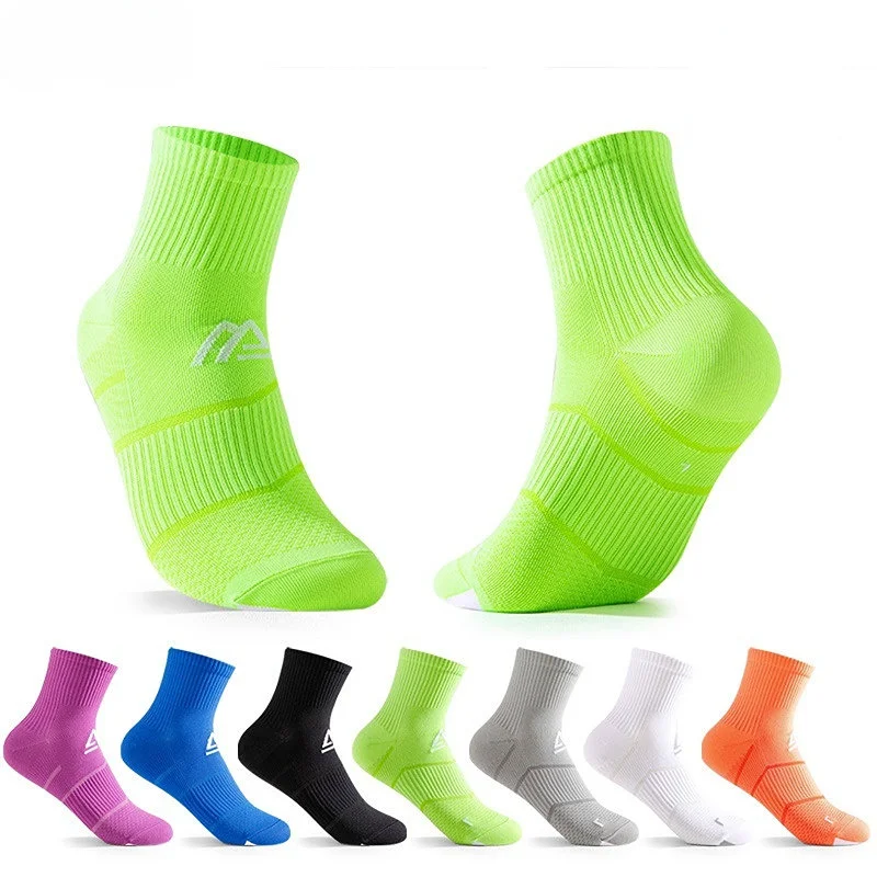 Quick Dry Running Sock for Women Men Breathable Outdoor Sports Sock Summer Spring Gym Fitness Cycling Basketball Socks