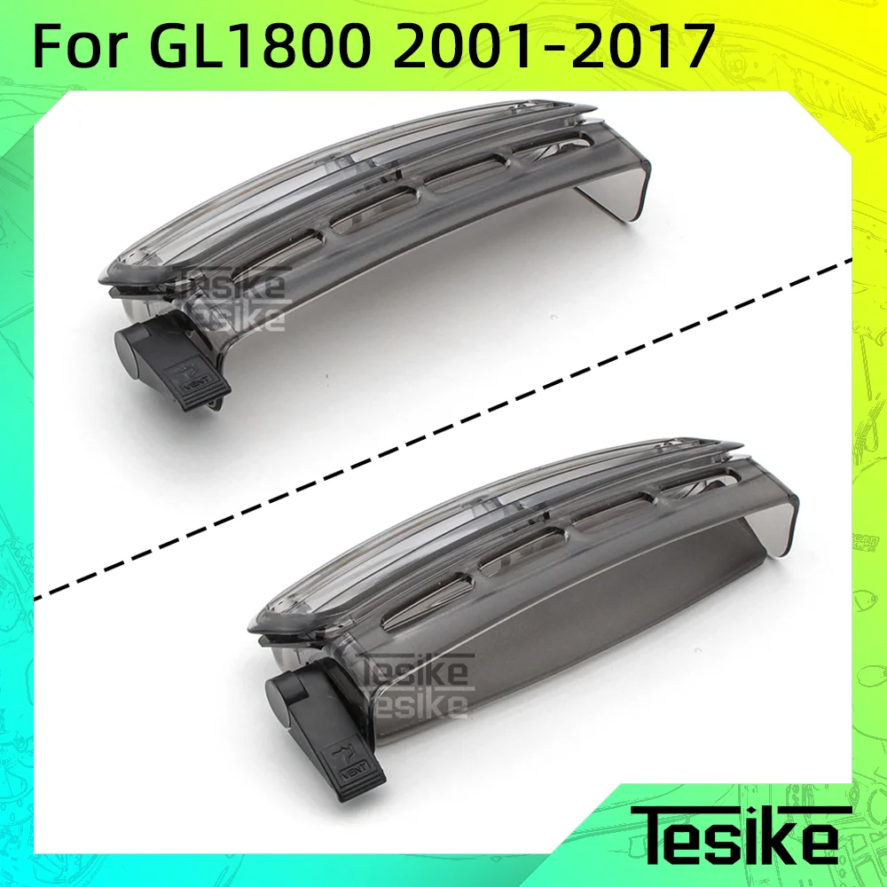 الزجاج الأمامي تنفيس الهواء الزجاج الأمامي ضربة المخرج لهوندا Goldwing GL1800 2001-2016 2017 الذهب الجناح GL 1800 دراجة نارية الملحقات