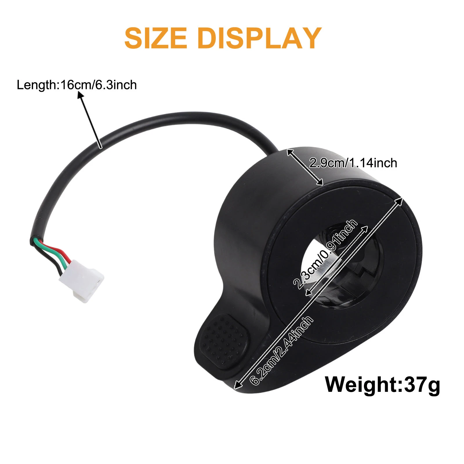 1 Pc Electric Scooter Thumb Throttle For Gotrax For GXL V2 For Xiaomi For M365 Electric Scooter Replacement Accessories