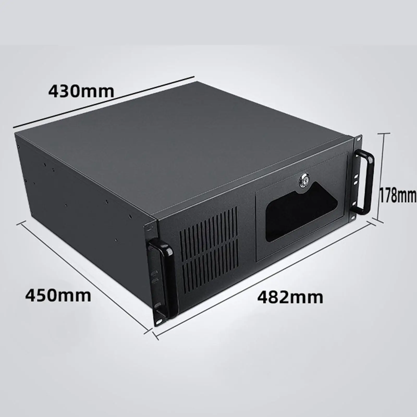 Server Industrial Control Black Steel Heavy Duty Lockable with Keys Accessories RACKMOUNT Computer Chassis Rack Server Cabinet