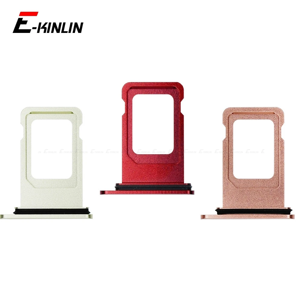 For iPhone XR Sim Card Tray Slot Holder Adapter Repair Parts