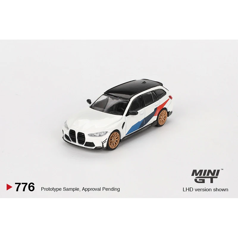 PreSale MINIGT 1:64 M3 MPerformance Touring Alpine White Diecast Diorama Model Collection Miniature Toys