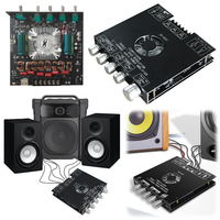 TPA3255 Bluetooth-Compatible Bass Audio Amplifier Board 2.1 Channel 220W*2+350W Low Tone Audio APP DC 16-38V