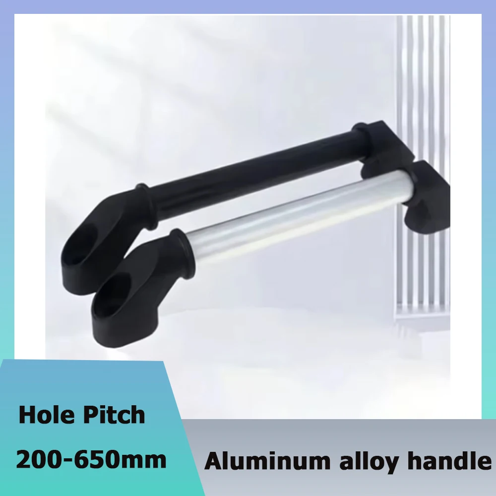 1Pcs Tubular Aluminum Alloy Pull Handle 200-650mm Universal Cabinet Door Drawer Pull Heavy Duty Industrial Equipment Handle Weld