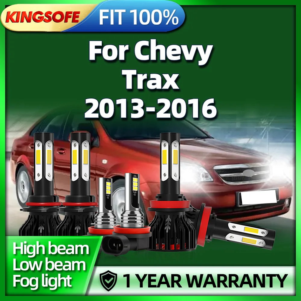 

Super Bright 30000Lm 4Side Chip LED Headlight H11 9005 Car Bulbs 6000K Fog Light For Chevy Trax 2013 2014 2015 2016
