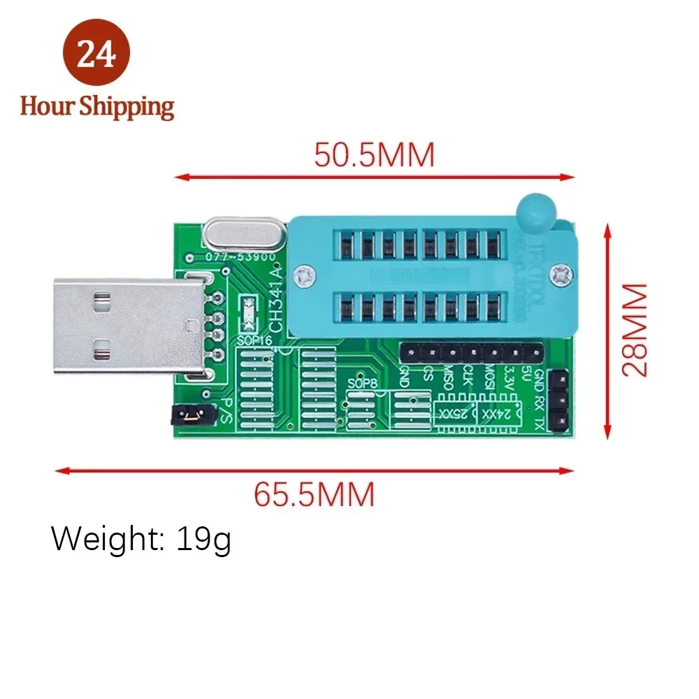 Ch341A 24 25 router dvd riprogrammato bio s brush programma usb multifunzionale 100% nuovo originale