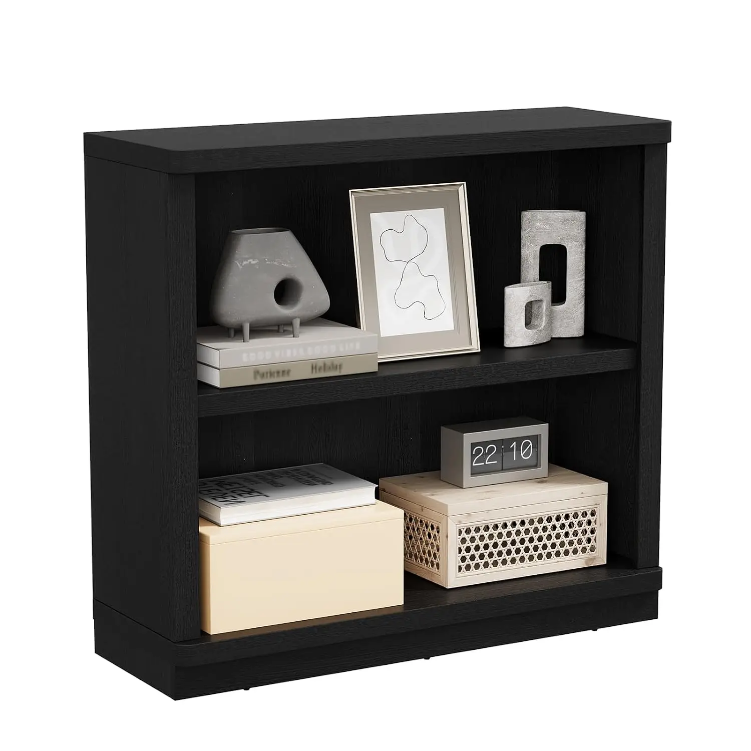 2-Tier Wooden Bookcase 29