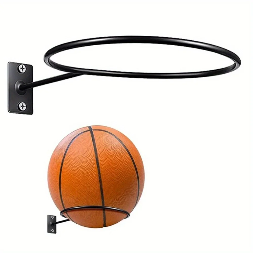 1PC Multi-purpose Football Display Shelf Ball Holder Wall Mounted Basketball Storage Rack Living Room Decor