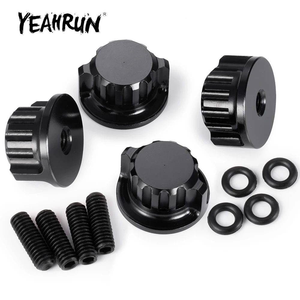 YEAHRUN 4Pcs Aluminum Alloy Body Mount Thumb Screw Nuts for Slash 2wd 1/10 RC Car Short Truck Pro Line Car Shell Column Parts