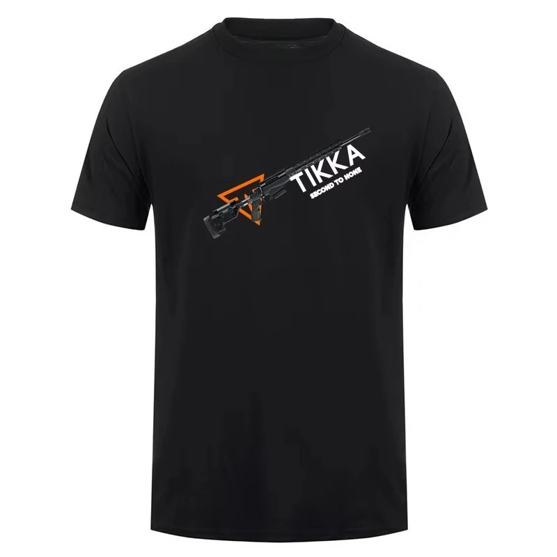 Tikka T3x TACT A1 Bolt-Action Rifle camiseta verano hombres mujeres ropa informal de algodón Tops Camiseta de manga corta hombre camiseta