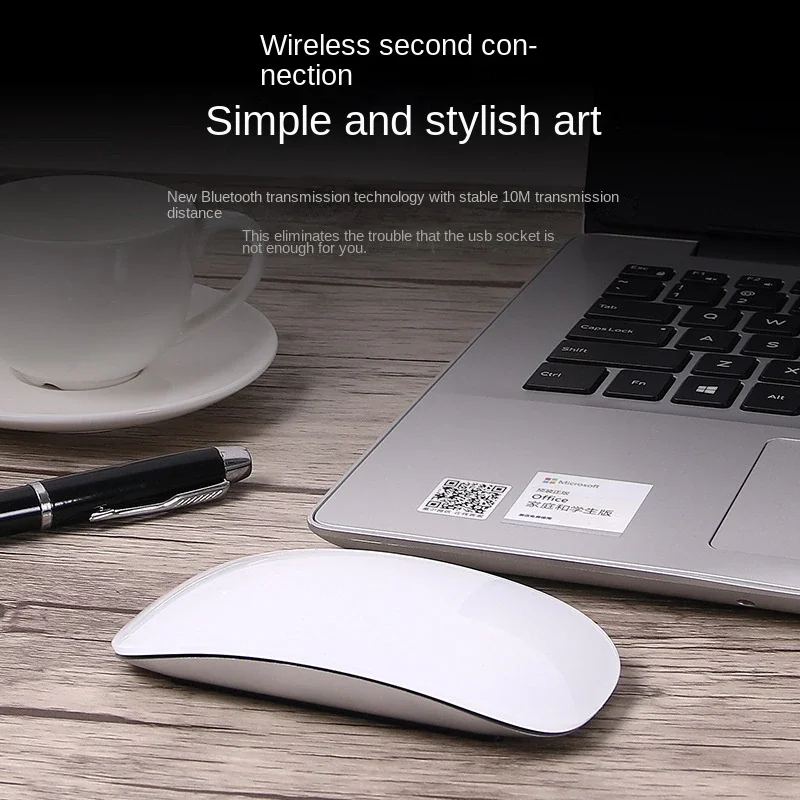 Xiaomi Mijia-ratón inalámbrico para tableta y portátil, accesorio táctil con Bluetooth, suministro de oficina