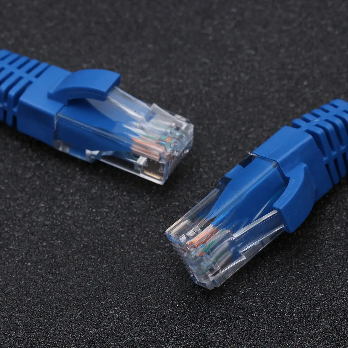 Cat6 Ethernet Cable 2M Gigabit RJ45 High Speed Network Cord for PC Router Printer NAS Blue
