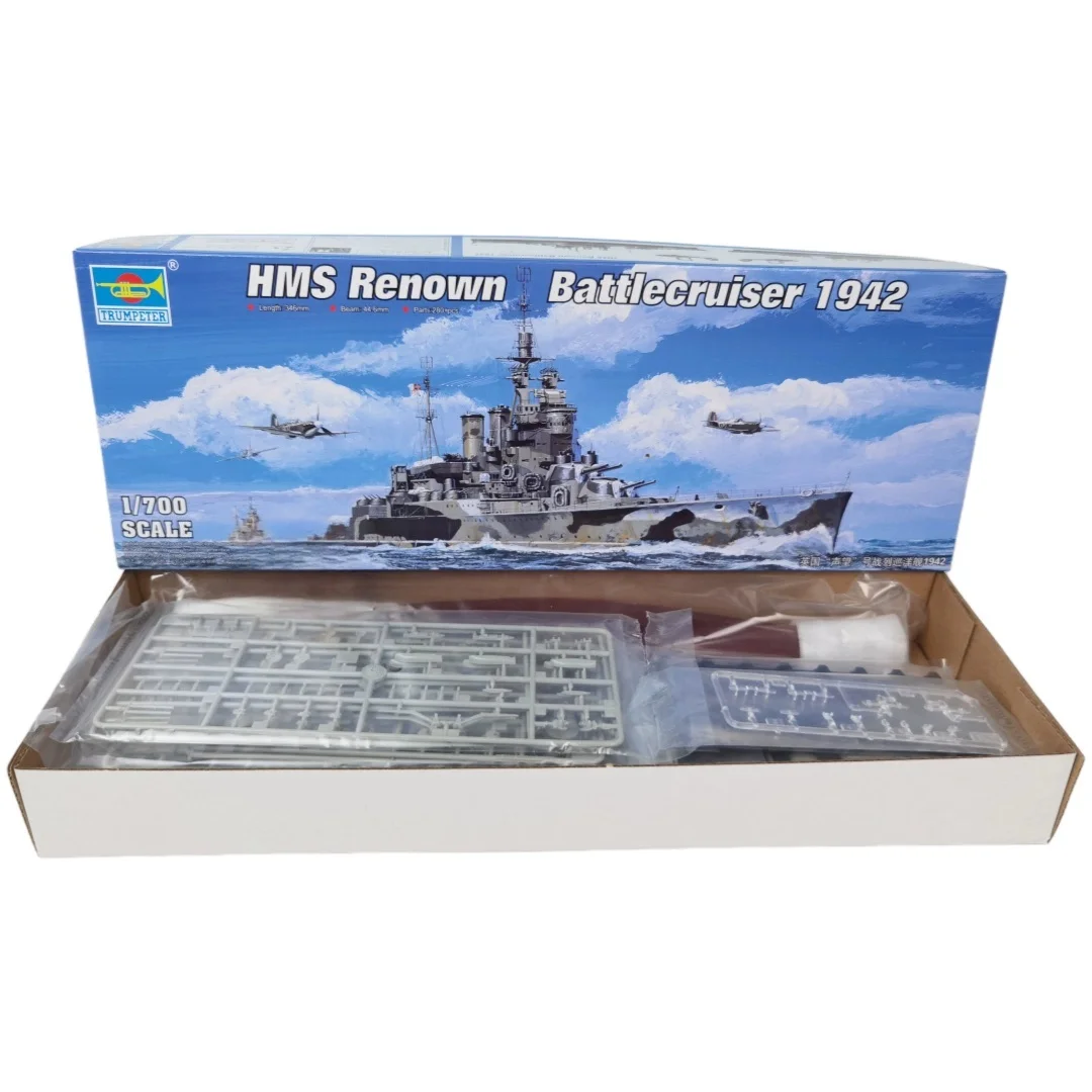 TRUMPETER 1/700 HMS Renown Battle Cruiser Plastic Assembly Puzzle Model