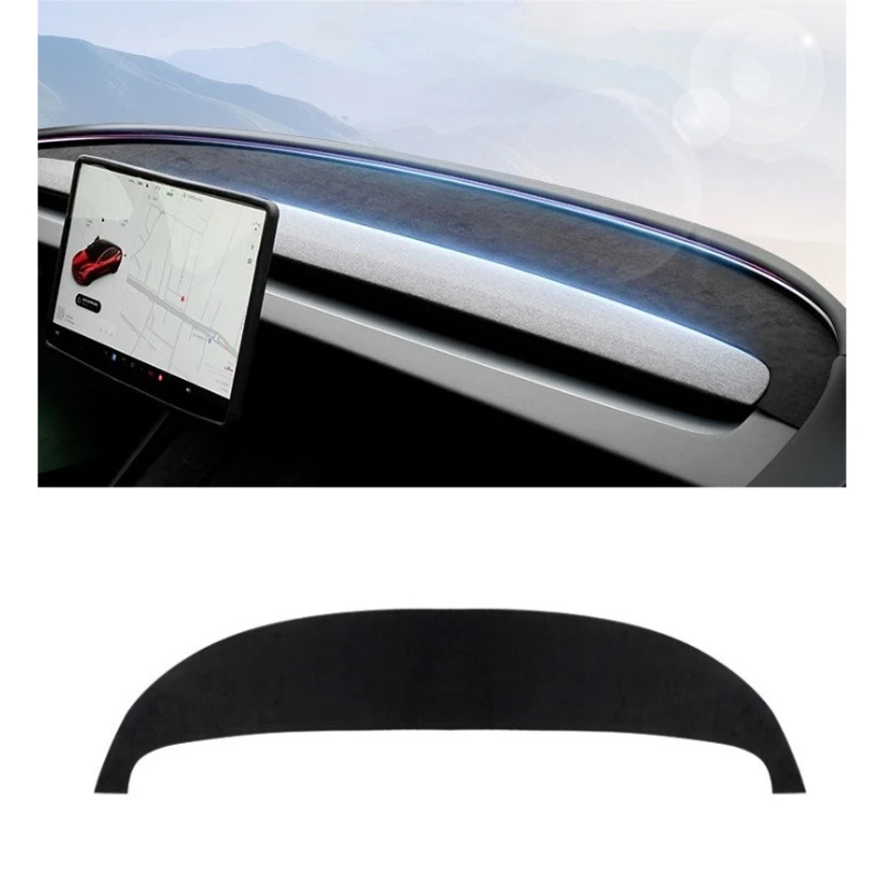 

2025 Model 3/Y New Model Y Juniper New 3 Highland Dashboard Sunshade Pad Suede Center Console Interior Modification Accessory