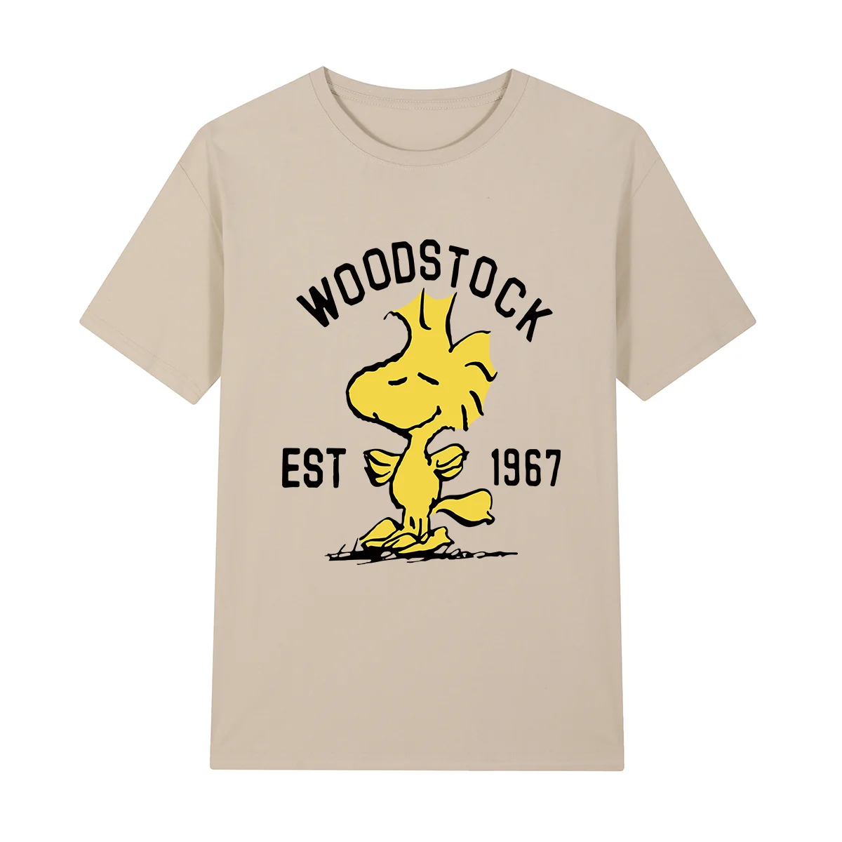 Maglietta Vintage Woodstock 3 giorni Peace Music Logo colorato chitarra Bird Cotton maglietta da uomo nuova maglietta da donna top