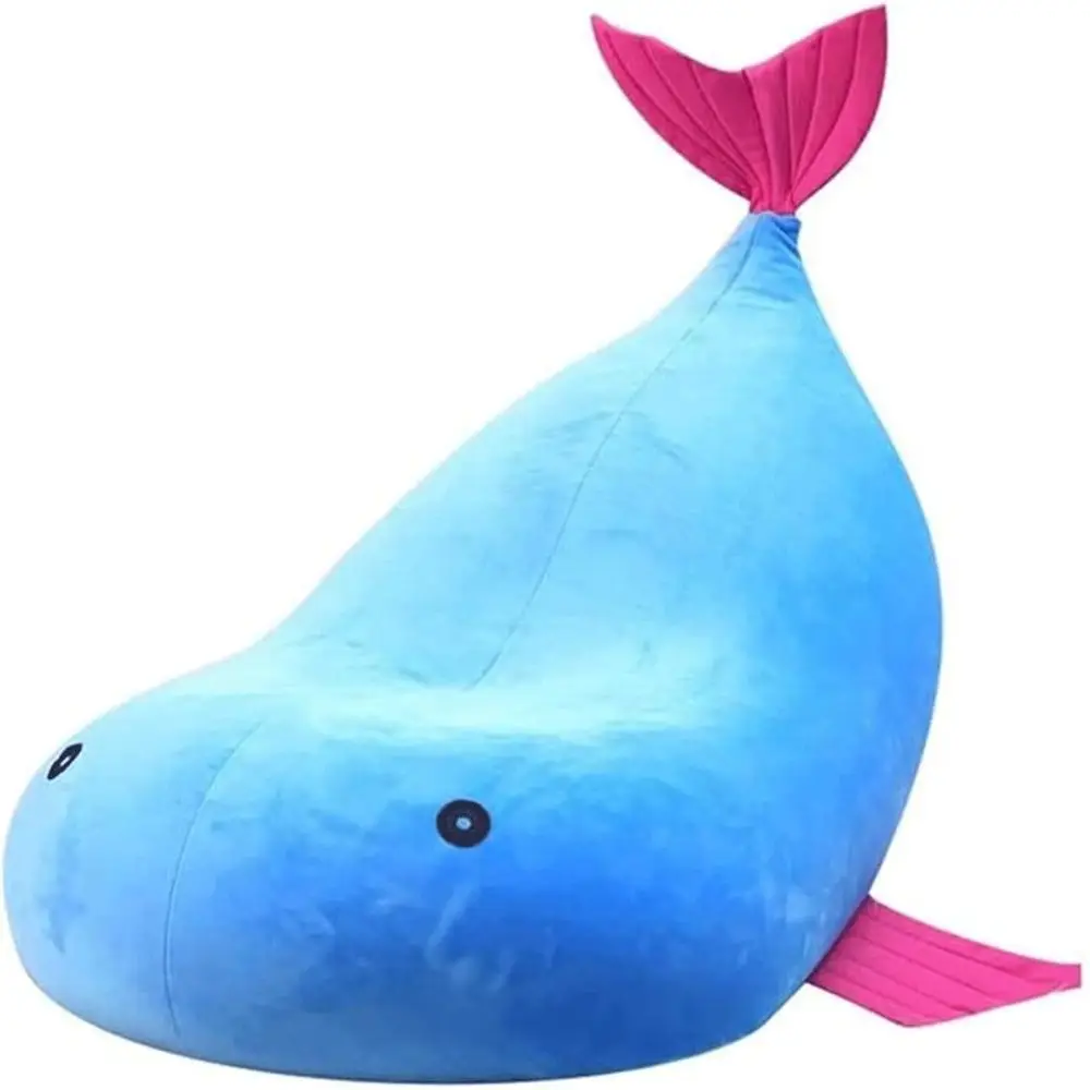 

Cozy Blue Bean Bag Chair - Outdoor & Indoor, Comfortable, Flexible, Durable, with Sturdy Zipper & 3D Tail