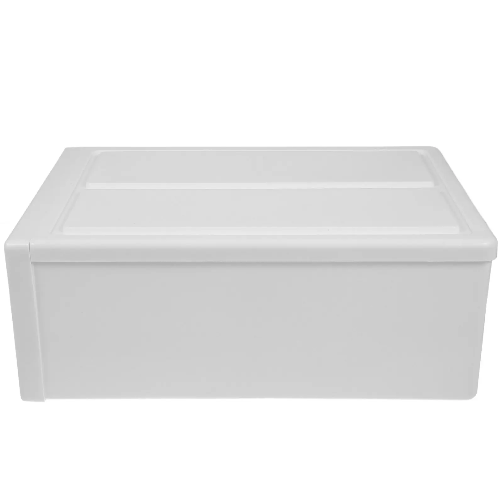 

1 шт. Износостойкий пластиковый ящик-органайзер для хранения, компактный и легкий, для дома, для одежды, обуви, книг и мелочей