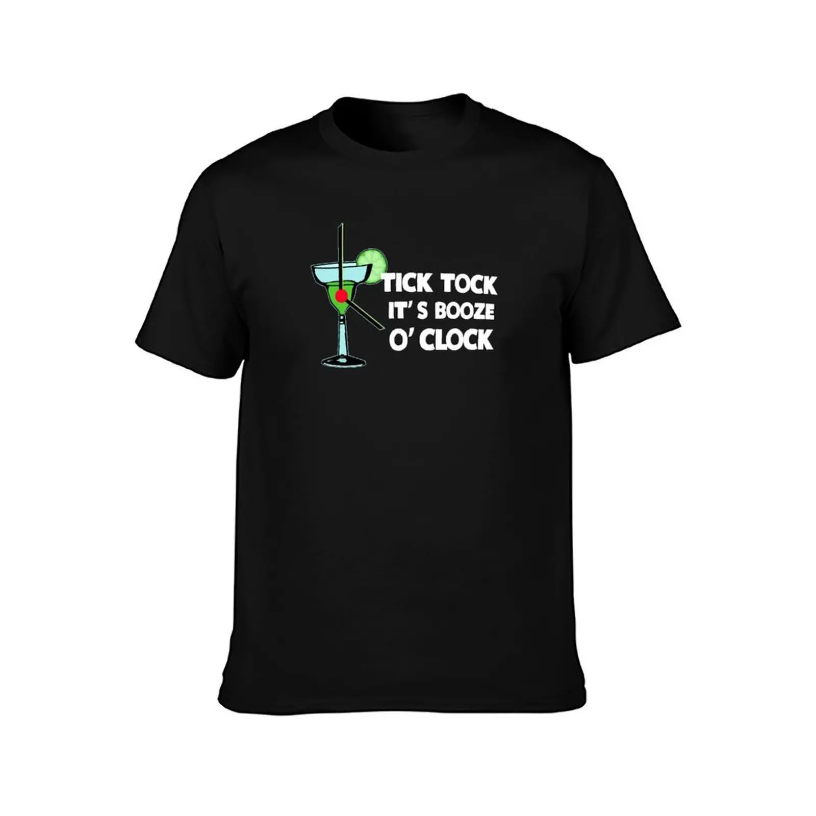 Tick Tock It's Booze O'Clock T-Shirt Quick Dry Travel T-Shirt