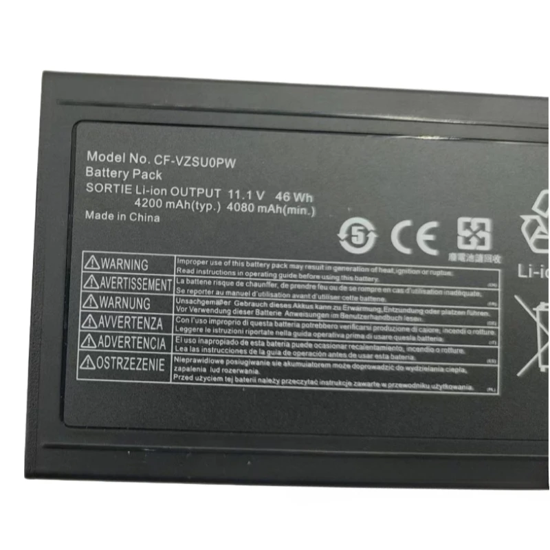 11.1V 4080mAh Replacement Laptop Battery CF-VZSU0PW CF-VZSU0PP For Panasonic CF-54 Toughbook CF-VZSU0PW CF-VZSU0LW CF-VZSU0GW