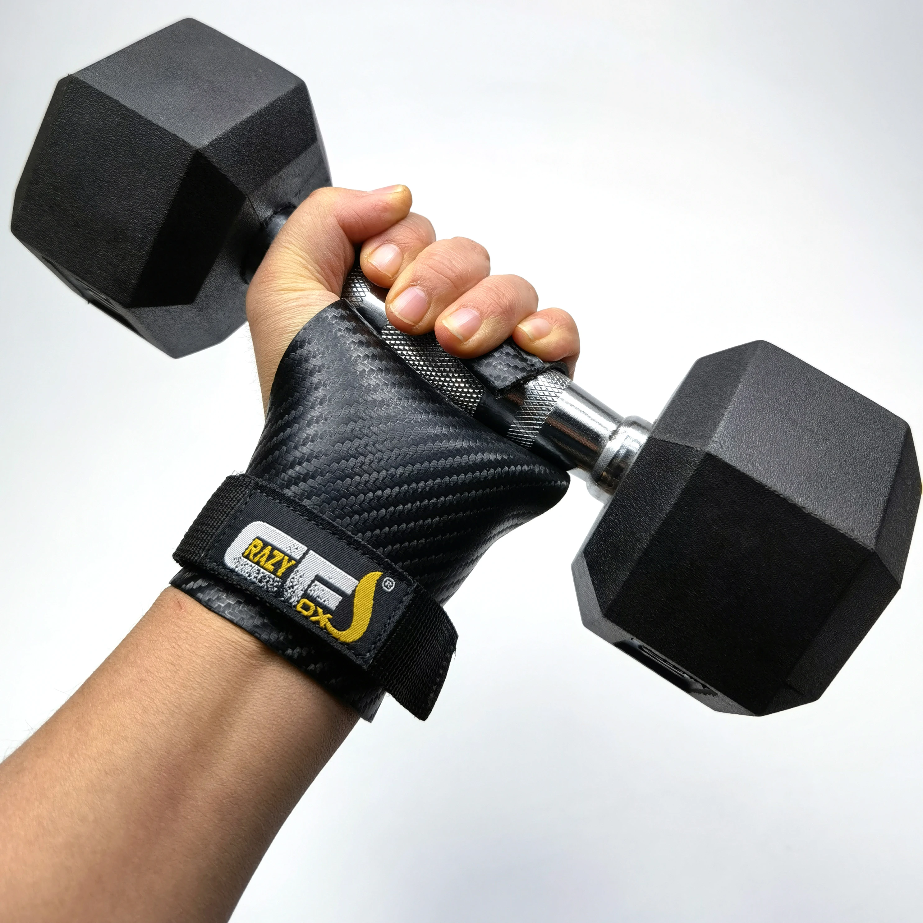 Hand Grips Carbon Gymnastics Weightlifting Workout Gym Gloves Palm Protection for Kettlebell Pull Up Gymnastic