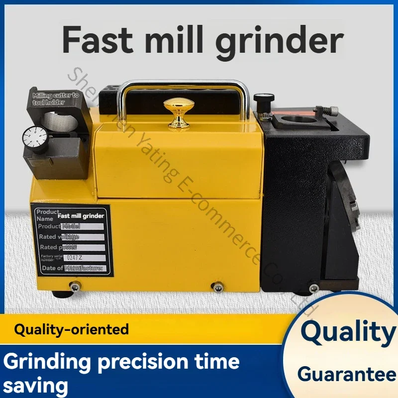 High-Efficiency Flat-Bottom End Mill Grinding Machine (2/3/4/6 Flutes) – CNC Tool Grinding Equipment