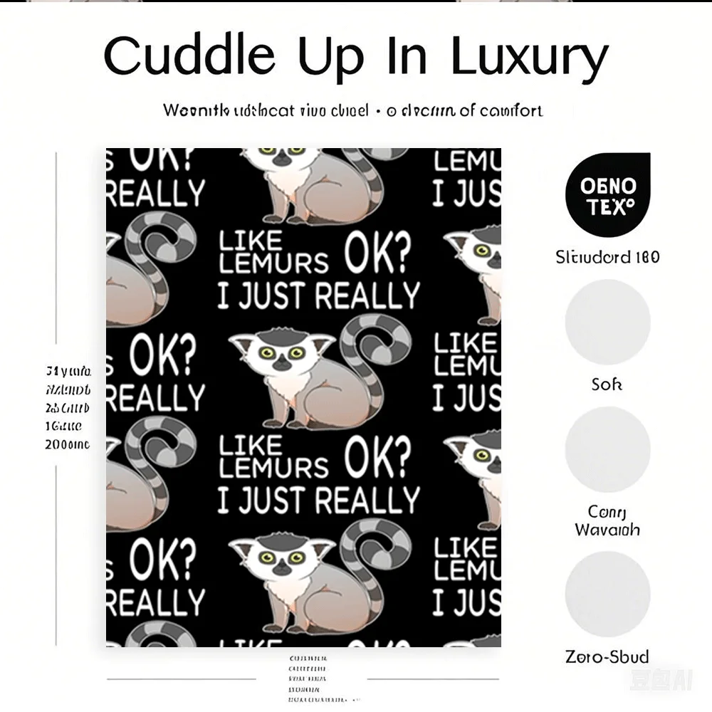 Flannel Bed Blanket I Just Really Like With Wrinkle-resistant Lightweight Technology Double-sided Throw Modern Minimalist