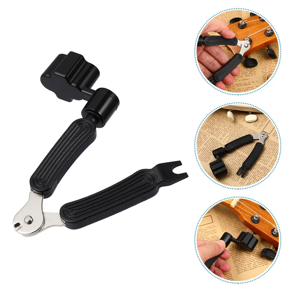 

2pcs Guitar String Winder Tool Multifunction 3-In-1 Bridge Pin Puller Peg Remover For Acoustic Electric Bass Guitars Portable