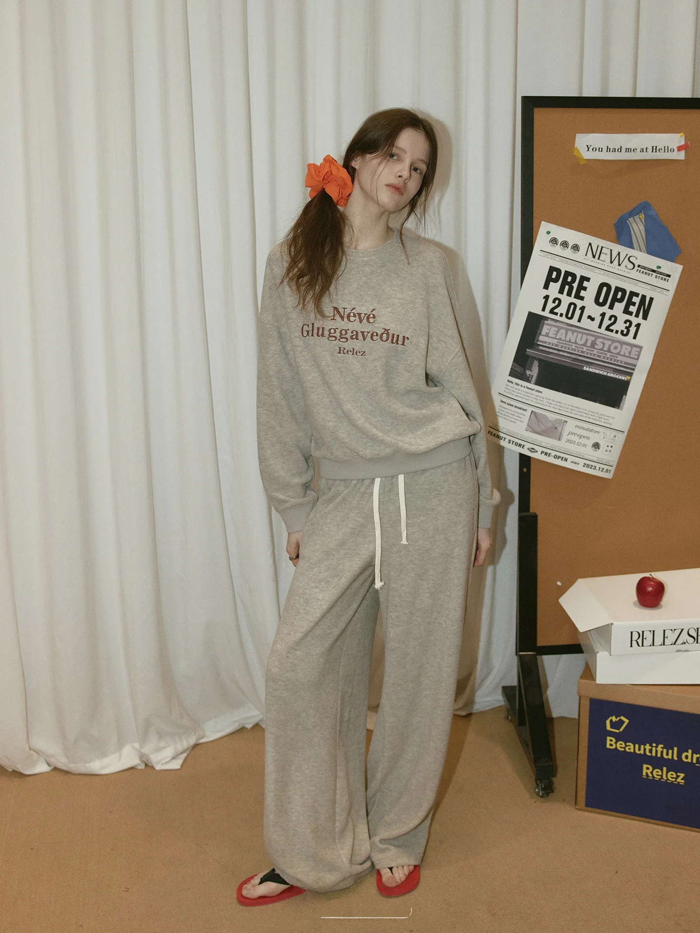 

Новинка Relez: Модный повседневный комплект из двух предметов – свитшот с круглым вырезом и брюки с длинными рукавами для женщин