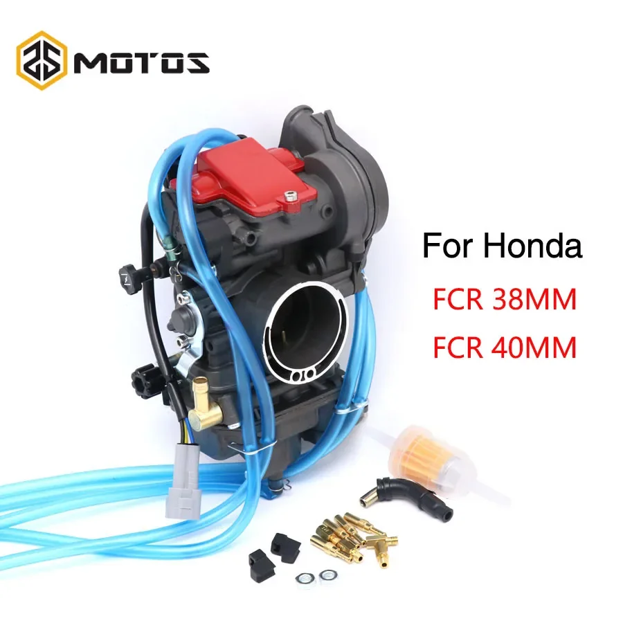 ZS MOTOS FCR38 FCR40 Carburetor For Honda CRF150R CRF250 CRF450 XR250 For Keihin FCR Carburetor 250-650cc Pitbike Motocross