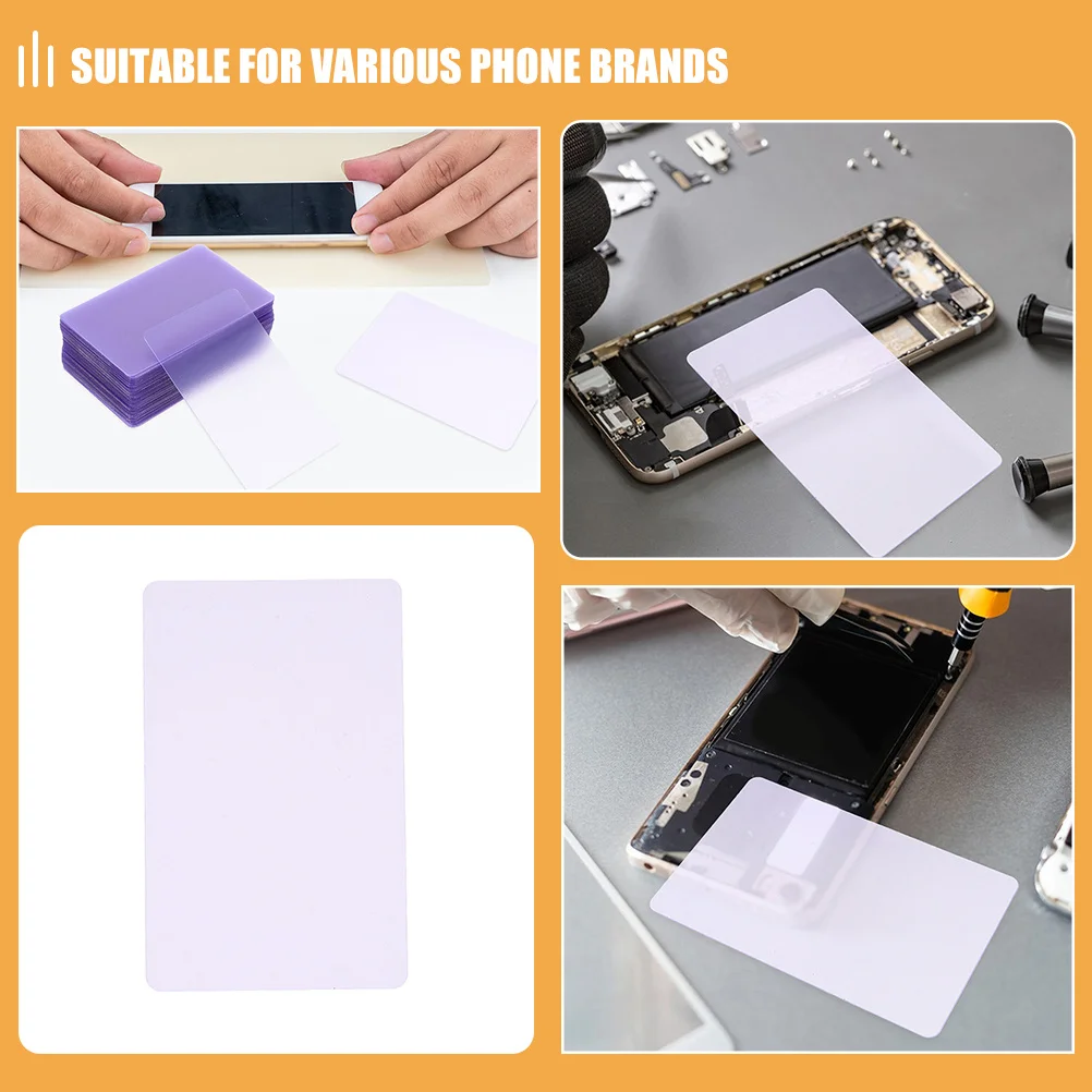 500Pcs Mobile Device Repair Phone Opening Card Flexible Plastic Pry Tool LCD Screen Separator LCD Screen Pry Tool