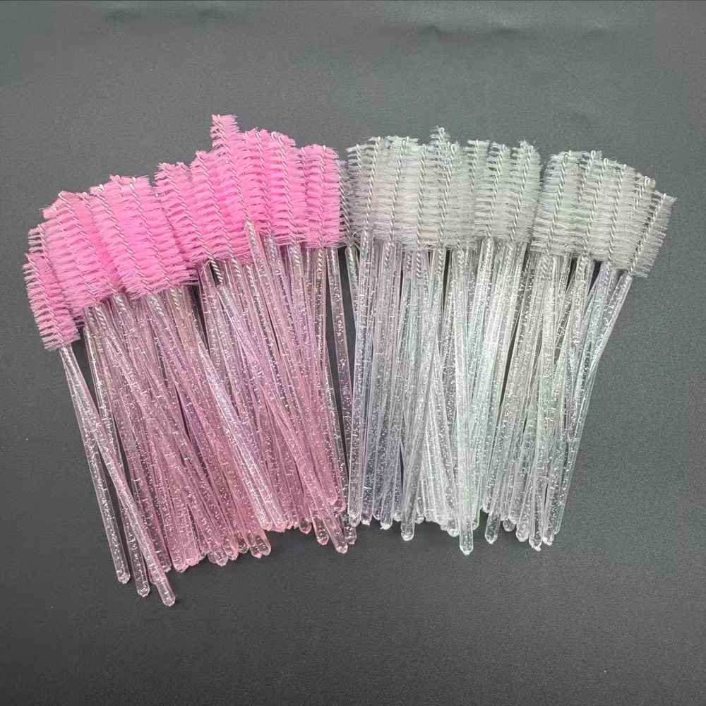100Pcs Mascara Wand Eyelash Extension Disposable Eyebrow Brush Applicator Spoolers Eye Lashes Cosmetic Brushes Set Makeup Tools