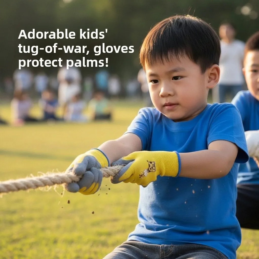 

Outdoor Sports Gloves for Children Kindergarten Boys Girls in Tug of War Heat Resistant Wearable And Breathable