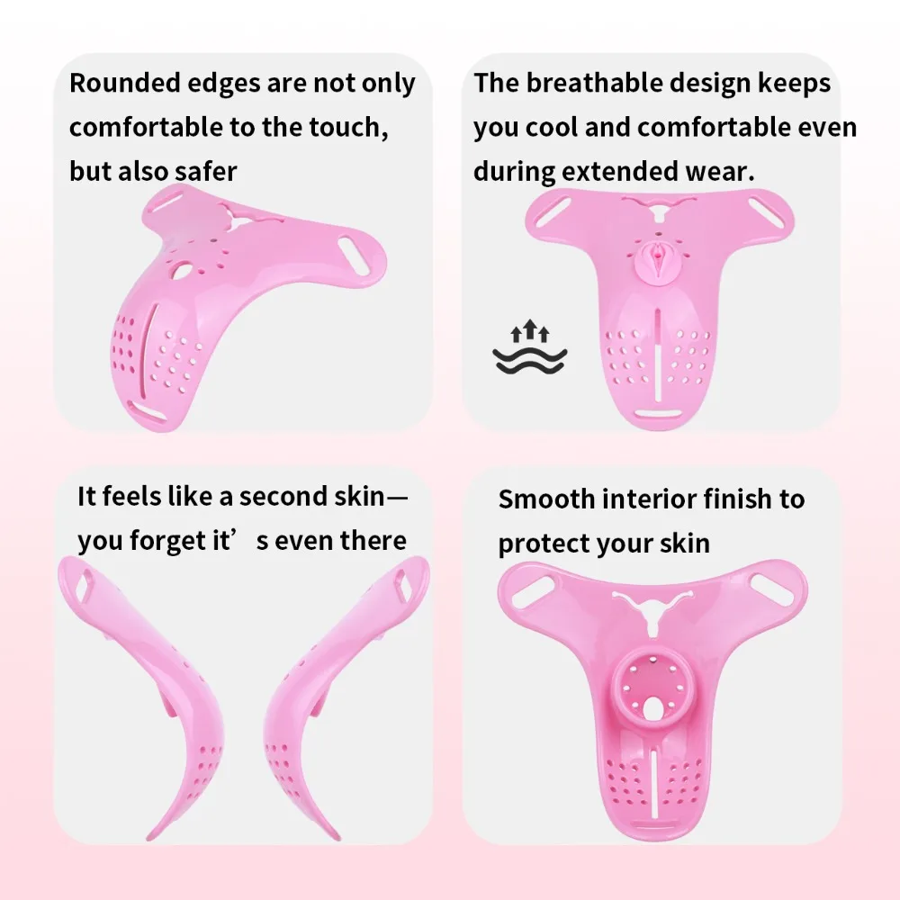 Sissy Chastity Cage Male Wearable Chastity Panty Device Cock Cage Lock Abstinence Adult Sex Toys for Men Gay Penis Bondage view 2