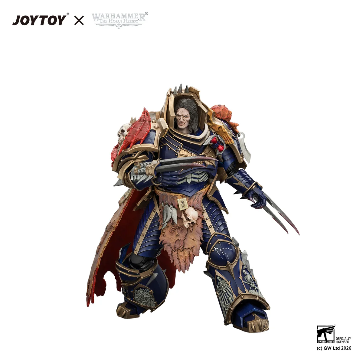 JOYTOY Warhammer "The Horus Heresy" 1/18 Action Figures Night Lords Konrad Curze Primarch of the Night Lords Legion view 2