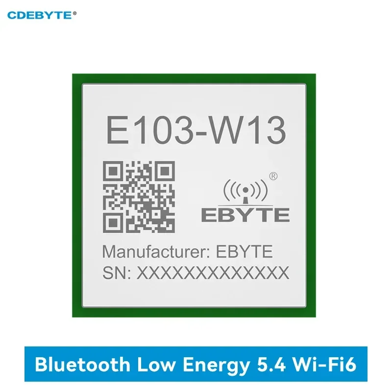 

CC3301 WiFi6 Bluetooth Module BLE5.4 Low Power Consumption CDEBYTE E103-W13(3301) 2.4GHz 20dBm Dual Mode Module WPA2 WPA3