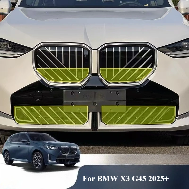 Malla antimosquitos para parrilla delantera BMW X3 G45 2025+ (rejilla de riñón), malla protectora contra insectos para parachoques delantero, accesorios para tanque de agua de coche