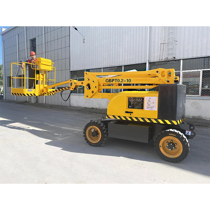 Factory-Priced New Diesel Hydraulic Articulating Arm Man Lift Curved Boom Elevator Scissor Lift Featuring Motor Engine Pump Gear