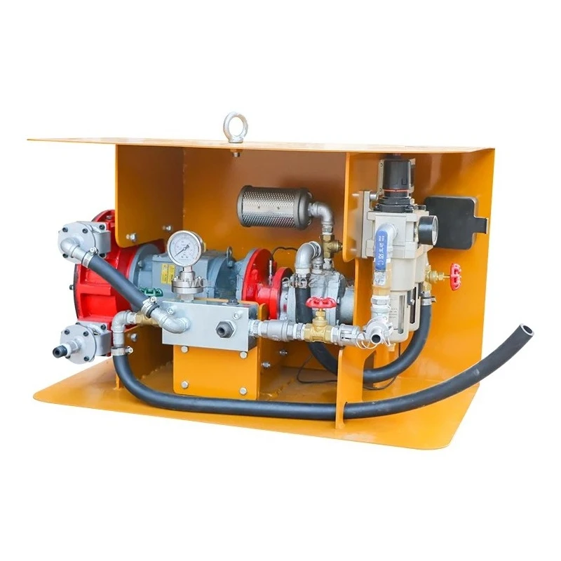 Pneumatic 4kw 100-600L/h liquid admixture dosing pump unit for accurate dosing liquid admixtures