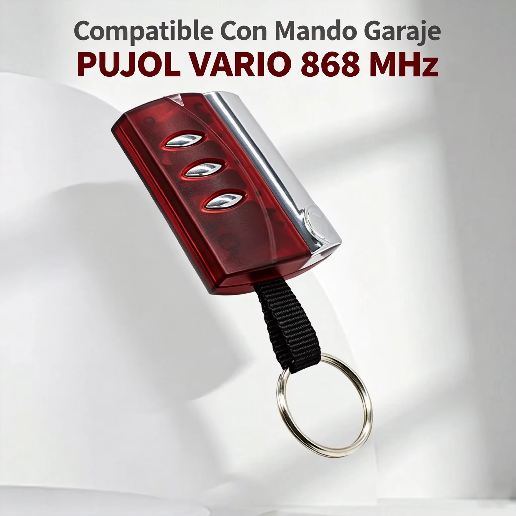 1/2/3/5pcs PUJOL VARIO 868MHz Garage Remote Control Pujol 868 Gate Door Opener Key Fob Replacement Remote Hand Transmitter