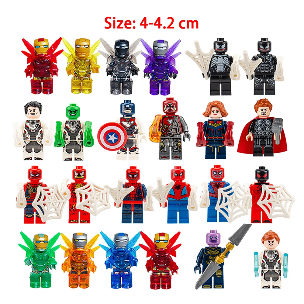 Disney Marvel Advent Calendar Box Figure Anime Action Figure Model Building Blocks Christmas Advent Calendar Countdown Kids Toys