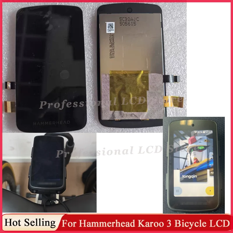 Original LCD Display Oled Screen For Hammerhead Karoo 3 Bicycle GPS Computer LCD Replacement(Including LCD+TP+Coverglass)