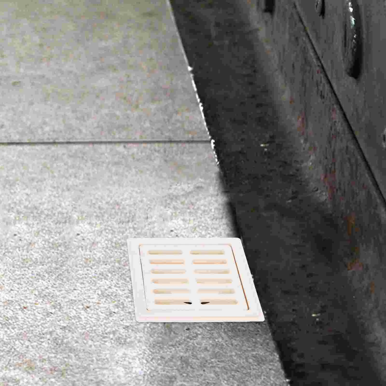 2 Pcs Replacement Floor Drain Strainer Kit Pipe Insert Cover Part Convenient Tub Beige