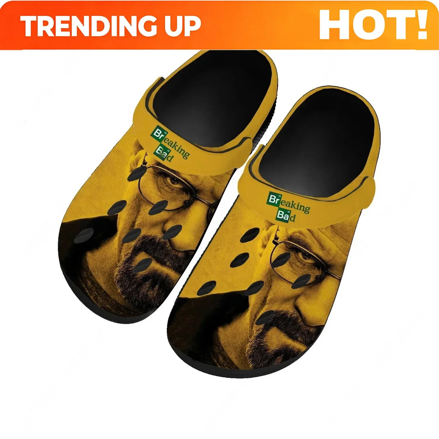 Breaking Bad Sandals Women Teenager Home Fashion Water Shoe High Quality Garden Breathable Comfort Beach Hole Slippers