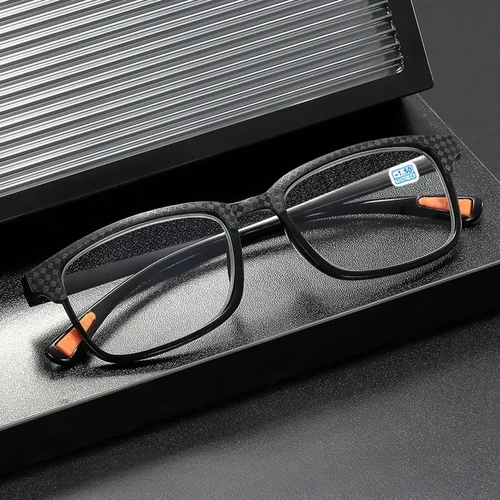 Imagen 2 del producto Gafas ultraligeras antiluz azul para miopía, gafas para miopía con montura cuadrada cómoda para hombres y mujeres, gafas terminadas sin gafas de visión