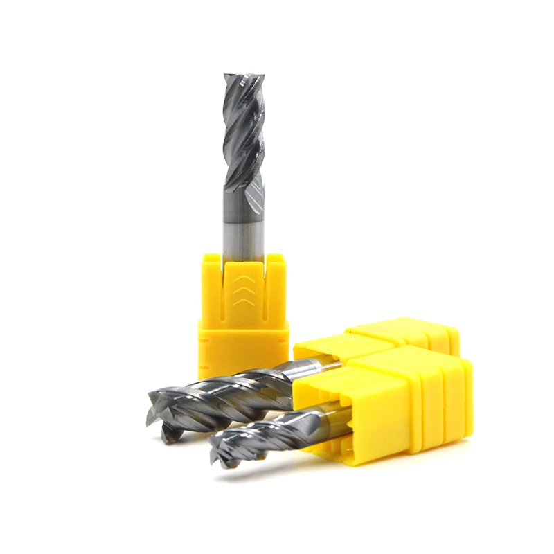 

High Performance 4f square End Mill Processing Stainless Steel Carbide Tipped Router Bits